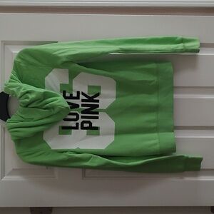 Victoria Secret Pink Small Green Hoodie